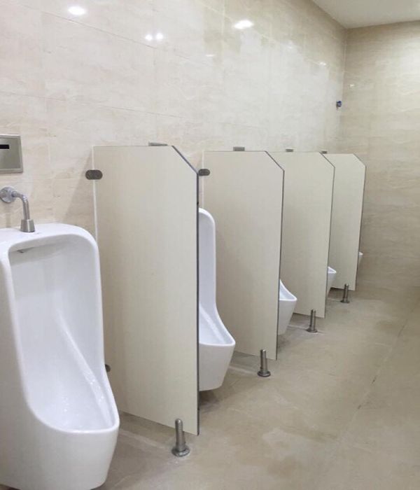 Vách ngăn tiểu nam compact hpl 12mm tại thái bình